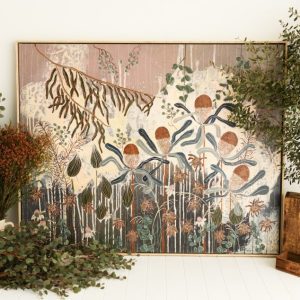 Wildflowers at Dusk_Premium Canvas Print